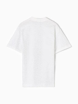 Футболка со стразами женская MIST, белая, размер L