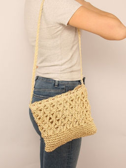 Сумка текстиль SNX-033, 1отд, плечевой ремень, светло-бежевый SALE 265618 - Bobo фото 5