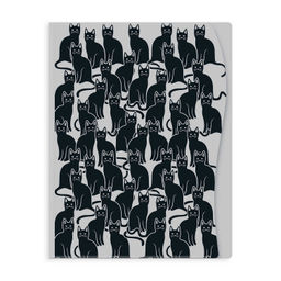 Папка-портфолио для документов пластиковая арт. 48304/ 6 КОТЫ (полипропилен, формат А4, 31х23.5х1.5