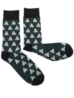 Носки НГ р.35-40 Wow Ёлки Орнамент - Krumpy фото 3