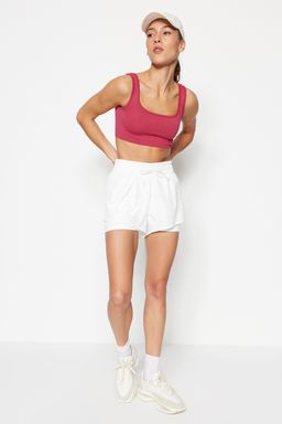 TRENDYOLMILLA Siyah Parasut Kumas 2 Katmanl? Ici Sortlu Orme Spor Sort TWOAW21SR0012 фото 4