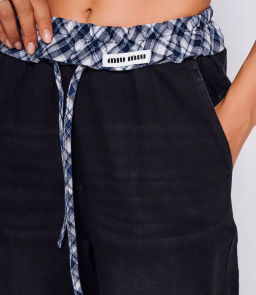 Джинсы #КТ7627, чёрный