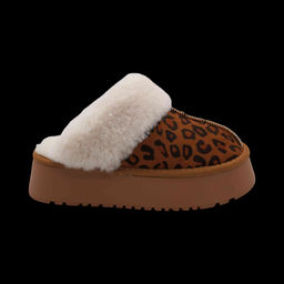 Тапочки на меху S109 коричневые