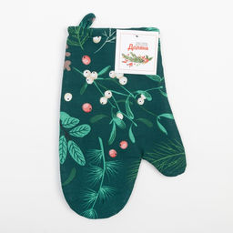 Варежка-прихватка Доляна Needles 20х27 см, 100% хл, ватин 250г/м2  фото 4