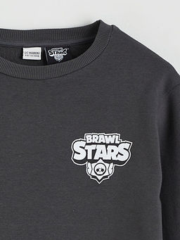 Brawl Stars Bask?l? Erkek ?ocuk Kal?n Sweatshirt
