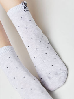 Цена за 2 пары. Носки Короткие CONTE Хлопковые носки CLASSIC с пикотом Puppy светло-серый - Conte elegant фото 6