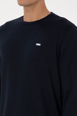 Erkek Lacivert Sweatshirt