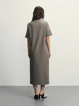 Платье-футболка из хлопка / Zarina  фото 4