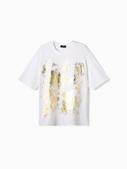 Футболка женская MIST Gold, размер 44, белая