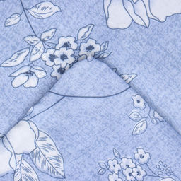 Постельное бельё 1,5сп Экономь и Я Цветочный день 143х215см, 145х214см,50х70см-1шт, 60г/м2, микрофибра  фото 3