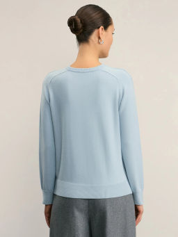 Джемпер с круглой горловиной / Zarina  фото 5