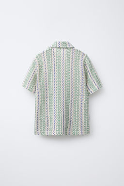 WAVY TEXTURED SHIRT - Zara фото 2