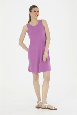 Женское фиолетовое велосипедное платье Неожиданная скидка в корзине