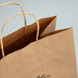 Цена за 10 шт. Пакет крафтовый Подарок для тебя, 24 х 28 х 14 см - Доступные радости фото 5