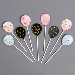 Украшение для торта Волшебные шарики, в наборе 9 шт.