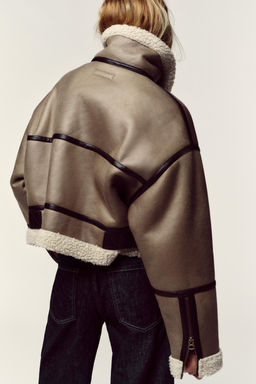 DOUBLE-FACED SHORT JACKET - Zara фото 7