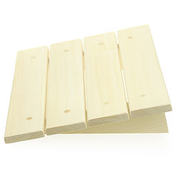 Подголовник для бани деревянный 36х29х8см, жесткий, липа (Россия) - Домашняя мода фото 2