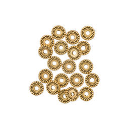 Zlatka Рондель MRR-08 8 мм 20 шт 02 под золото