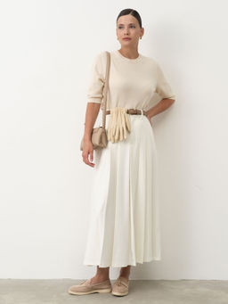 Джемпер из кашемира 17087 кремовый