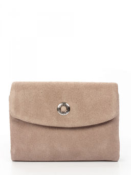 LACCOMA кошелек LA-2089-З-серо-бежевый натуральная замша