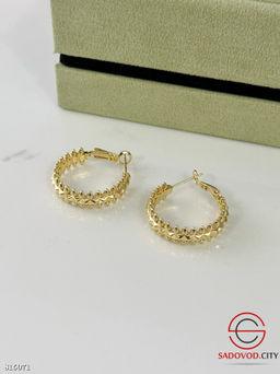 Серьги женские кольца с шипами