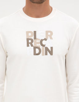 Ekru Regular Fit Sweatshirt - Pierre cardin фото 6