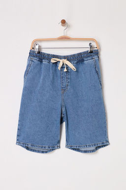 TRENDYOL MAN Mavi Regular Fit Kot Sort TMNSS25SR00032 - Trendyolmilla фото 5