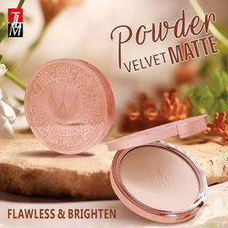TLM Матирующая компактная пудра для лица, тон 101 Ivory