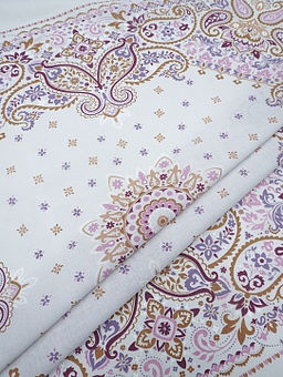 Ситец Восточные узоры (Гол.платок 0.95м*0.95м), ш.0.95м, хл-100%, 99гр/м.кв, раппорт 100см