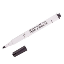 Маркер специальный Centropen TEXTILE для ткани 1,8 мм черный, круглый наконечник