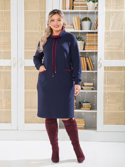 Платье 1463 темно-синий