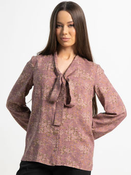 Рубашка с бантом Рузанна - Lt collection фото 17