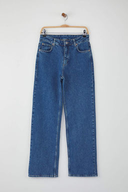 Mavi Yuksek Bel Comfort Yeni Straight Jeans TWOAW26JE00148 - Trendyolmilla фото 5