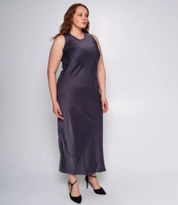 Платье #БШ2340, графит