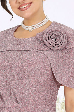 Платье Ninele 7524 пудра  фото 8