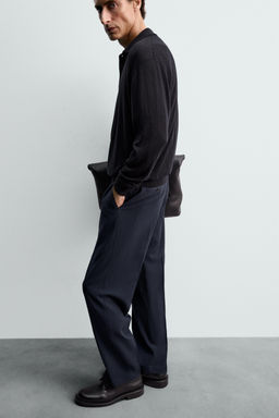 100% WOOL SUIT TROUSERS - Zara фото 6