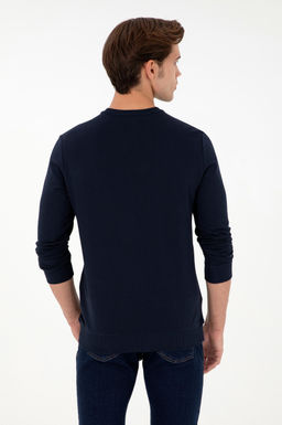 Мужской темно-синий свитшот - U.s. polo assn фото 5