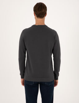 Antrasit Regular Fit Sweatshirt - Pierre cardin фото 5