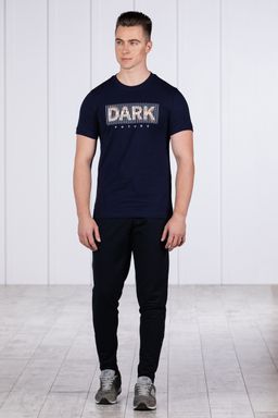 Брюки спортивные 
 3.MM156A-синий-тёмный