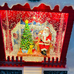 Новогодний декор стекло - Новогодний дом 20 см (арт. 9181-4) в ассортименте - Ип лебедев о.ю фото 13