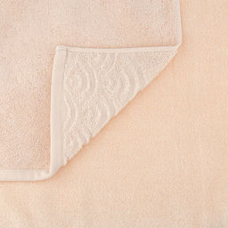 Полотенце махровое "Волна" 50х90см, хлопок 100%, светло-персиковый (Китай)