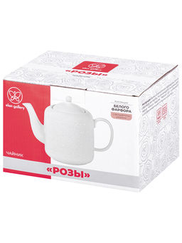 Чайник 1 л 22,5*12*16 см "Розы"