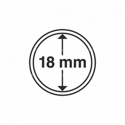 Капсула CAPS для монет диаметром 18 мм LEUCHTTURM 330328