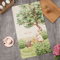 Полотенце кух.Этель Ёжик с зайчиком 40х70 см, 100% хл, 190г/м2