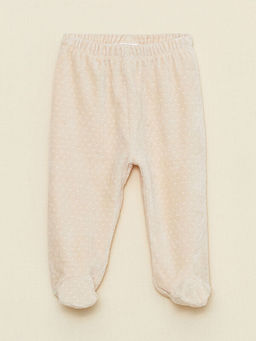 Bisiklet Yaka Uzun Kollu Nak?? Detayl? K?z Bebek H?rka ve Pantolon 2li Tak?m - Waikiki фото 3