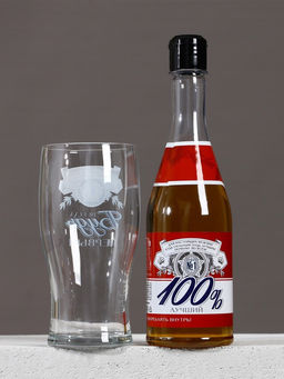 Подарочный набор Будь!, гель для душа пиво 500 мл и стакан для пива 500 мл, Чистое счастье  фото 4