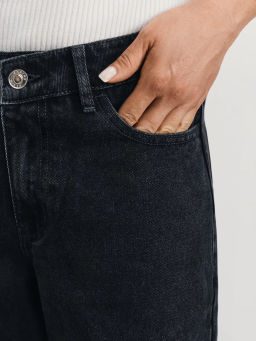 Джинсы straight укороченные / Zarina  фото 5