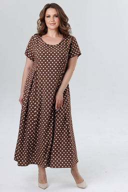 Платье женское 6124/01/Коричневый - Rise фото 4