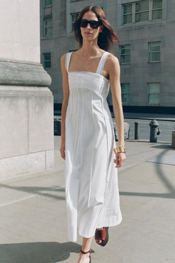 ZW COLLECTION LONG TRIM DRESS - Zara фото 4