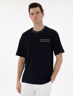 Lacivert Comfort Fit Ti__rt
